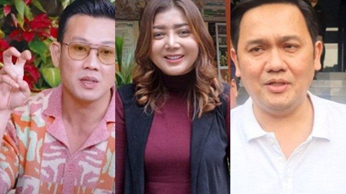 Denny Sumargo (kiri) Teh Novi (tengah) Farhat Abbas (kiri), Isi Rekaman Telepon Denny Sumargo dengan Farhat Abbas Bocor, Singgung Status Teh Novi