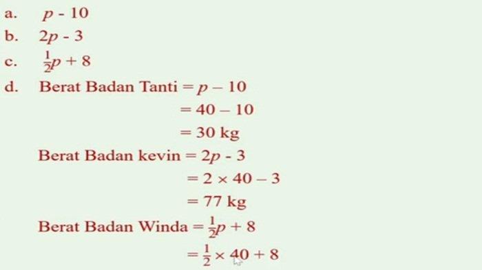 Jawaban soal nomor 3 Matematika kelas 7 SMP halaman 150-153 Kurikulum Merdeka