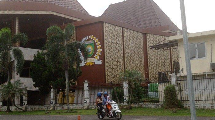 Kantor DPRD Sumsel di Jalan POM IX Kota Palembang.