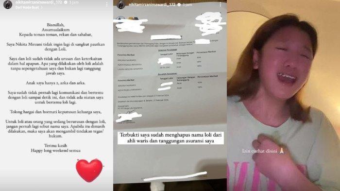 Kadung benci, Lolly dipastikan tidak akan mendapatkan warisan dari Nikita Mirzani