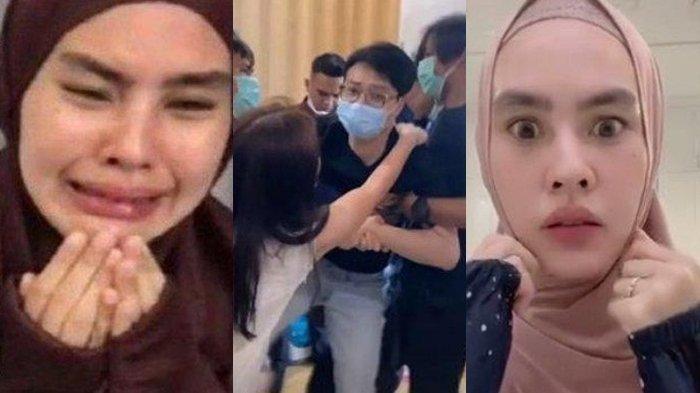 Kartika Putri tampak risih penyakitnya kini dijadikan tempat pansos oleh banyak artis.