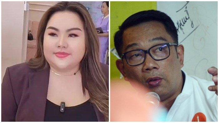TAGIH JANJI RK - Foto asli Lisa Mariana (kiri) diunggah oleh akun Instagram lisamarianaaofc, (9/4/2025). Potret Ridwan Kamil (kanan). Kini Lisa Mariana tagih janji Ridwan Kamil setelah melahirkan.