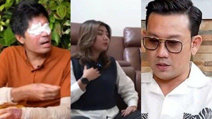 Agus Salim (kiri), Teh Novi (tengah) Denny Sumargo (kanan), Kisruh Uang Donasi Agus Salim Selesai, Teh Novi Mundur dari Yayasan, Denny Sumargo Nangis Minta Maaf