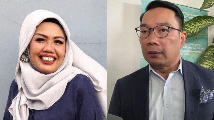 BELIKAN SUSU ANAK - Komedian Elly Sugigi mengungkapkan bahwa Ridwan Kamil pernah memberikan bantuan berupa uang tunai untuk membeli susu anak Lisa Mariana.