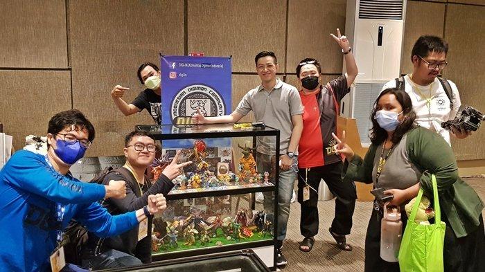 Komunitas Digimon di Event Tanoshii World by Multi Toys pada di hari pertama pada Tanggal 8 Januari 2023 di QBig BSD Tangerang.