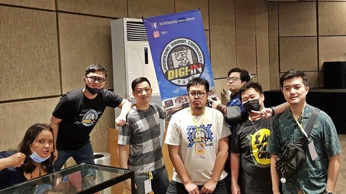 Komunitas Digimon di Event Tanoshii World by Multi Toys di hari kedua pada Tanggal 9 Januari 2023 di QBig BSD Tangerang.