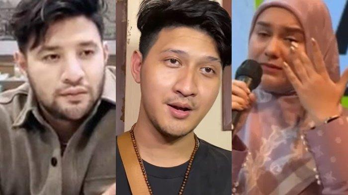 Aditya Zoni (tengah) beberkan kondisi Irish Bella (kanan) terguncang pasca Ammar Zoni (kiri) ditangkap Polisi.