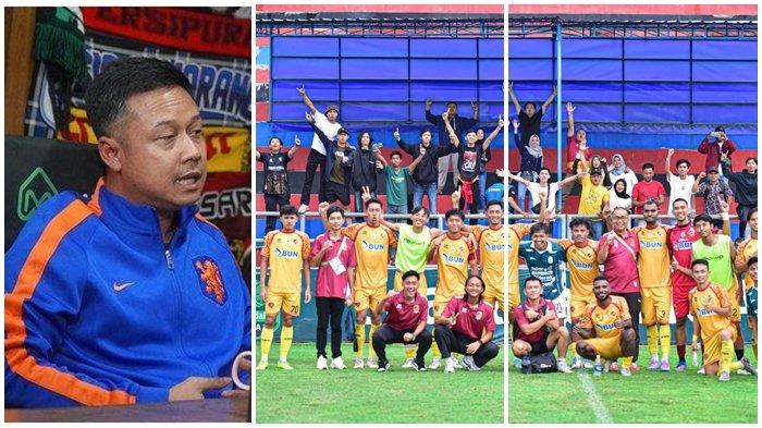 LUNASI GAJI - CEO PT Digi Sport Asia Anggoro Prajesta mengatakan manajemen Sriwijaya FC segera memenuhi janjinya melunasi tunggakan sisa gaji pemain musim kompetisi 2024/25 sebelum lebaran nanti. Skuat SFC berfoto usai menuntaslan laga pamungkas menghadapi Nusantara United FC di Stadion Kebo Giro Boyolali, Kabupaten Boyolali, Sabtu (15/2/2025).
