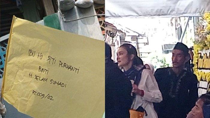 Luna Maya terlihat memakai hijab sederhana warna hitam datangi rumah duka.