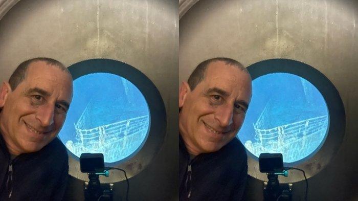 Potret Mike Reiss, penulis kartun The Simpsons dan mantan penumpang kapal selam Titan saat menjalani ekspedisi menonton reruntuhan kapal Titanic. (Mike Reiss)
