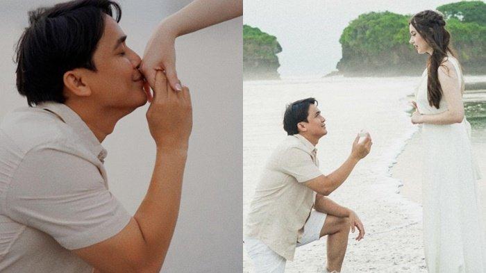 BILLY LAMAR KEKASIH - Tangkapan layar Instagram Billy Syahputra Rabu (9/4/2025). Momen Billy Syahputra lamar sang kekasih di Bali
