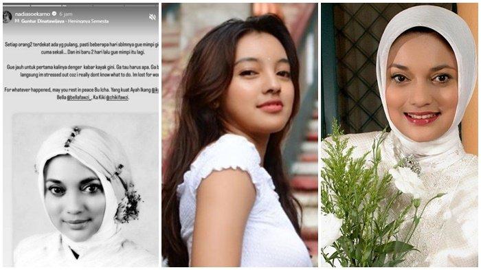 Nadia Soekarno menceritakan firasat yang ia dapat dua hari sebelum Marissa Haque meninggal.
