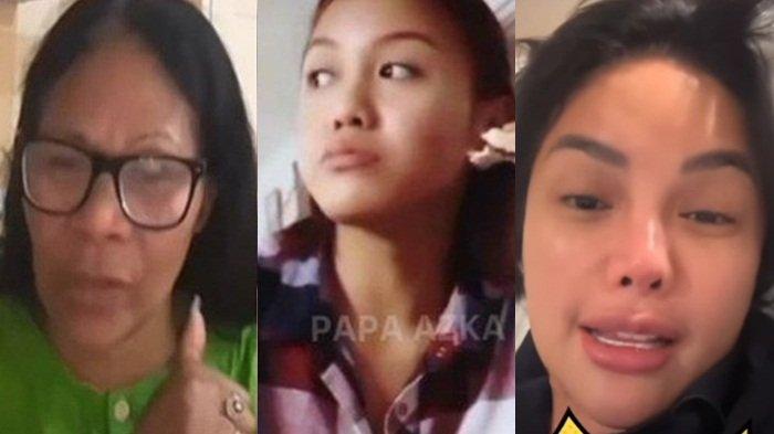 Nikita Mirzani (kanan) peringati mami Eda (kanan) usai memaki Lolly (tengah), meminta jangan marahi anaknya.
