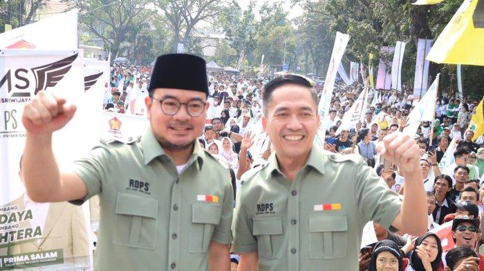 Pasangan calon Walikota dan Wakil Walikota Palembang Ratu Dewa- Prima Salam (RDPS) terpilih pada Pilkada Palembang 2024.