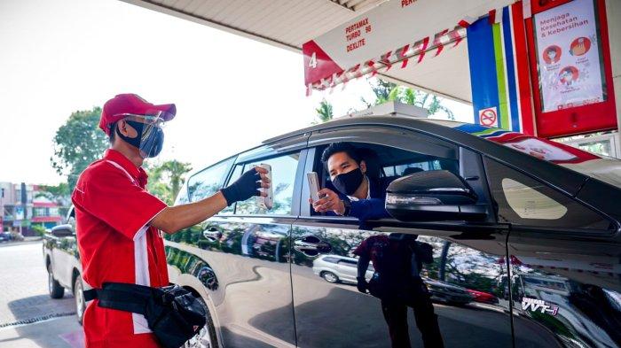 Pertamina Patra Niaga Regional Sumbagsel mencatat produk gasoline naik 12 persen atau sebanyak 8.947 KL selama arus mudik lebaran hingga hari ini, Selasa (25/4/2023).