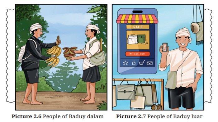 Picture 2.6 People of Baduy dalam dan Picture 2.7 People of Baduy luar