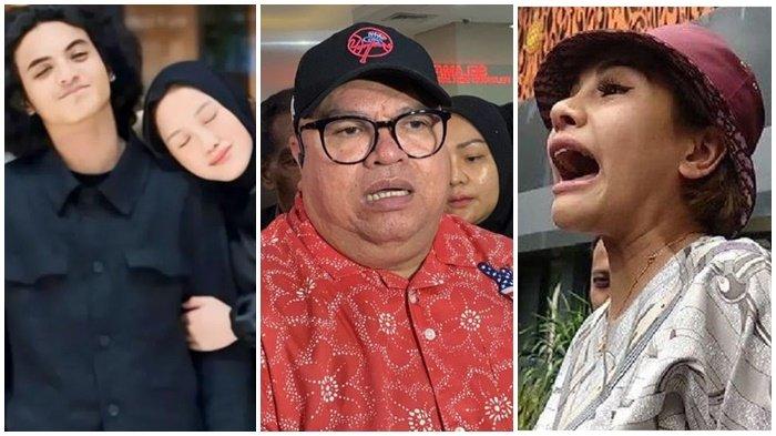 Potret akrab Vadel Badjideh dan Lolly (kiri) Razman Nasution (tengah) Nikita Mirzani (kanan). - Razman Nasution bicara soal kasus aborsi Lolly.