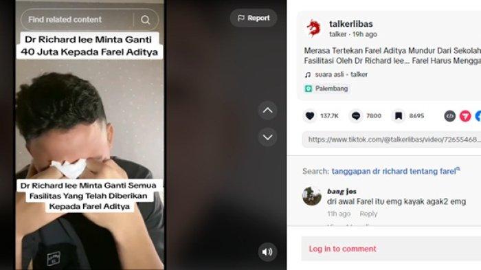 Richard Lee Minta Ganti Rugi Rp 40 Juta, Farel Aditya Frustrasi Mau Jual Ginjal, Bongkar Settingan