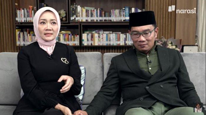 Ridwan Kamil bersama Atalia Praratya pada program Mata Najwa, Rabu (6/7/2022) malam.