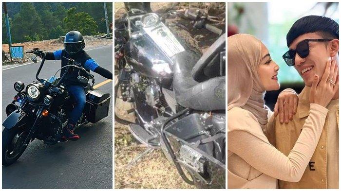 Ruri, vokalis band Repvblik mengalami kecelakaan tunggal saat mengendarai moge pada Jumat (6/9/2024).