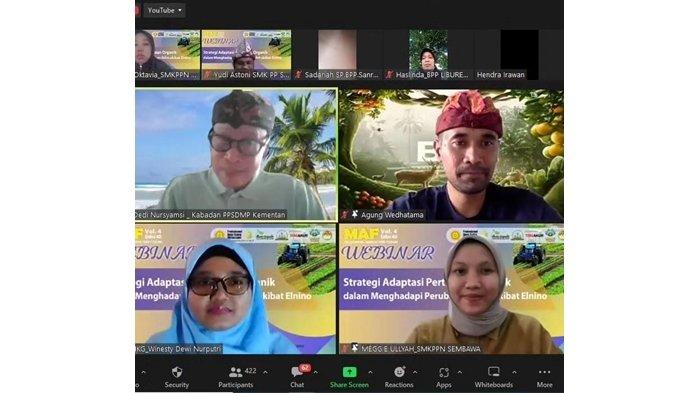 SMK PP Negeri Sembawa menggelar Millenial Agriculture Forum (MAF) volume 4 edisi 40 dengan mengangkat tema Strategi Adaptasi Pertanian Organik dalam Menghadapi Perubahan Iklim akibat El Nino.