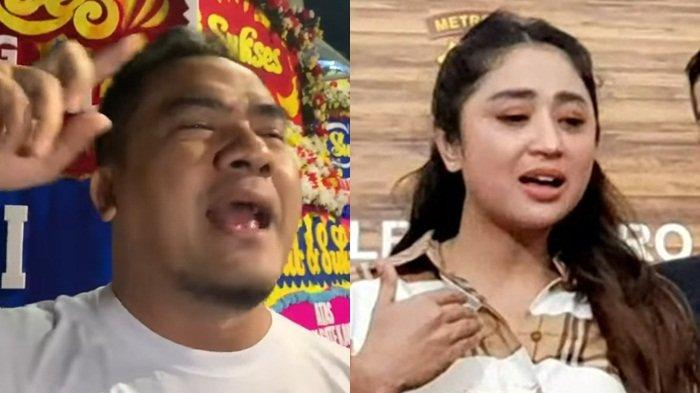 Saipul Jamil (kiri) diskakmat Dewi Perssik (kanan) imbas menguak watak sang mantan istri hingga berikan saran.
