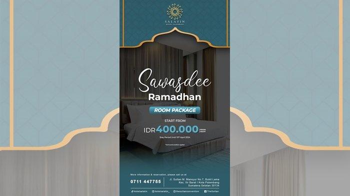 Salatin Hotel siap memanjakan lidah masyarakat Palembang dengan sajian buffet bertema Sawasdee Ramadhan.