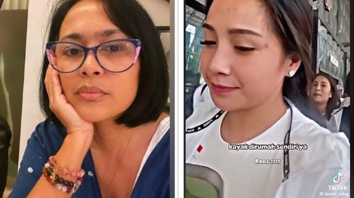 Sarah Sechan sindir Nagita Slavina soal teriak-teriak panggil Nia Ramadhani di mall luar negeri.