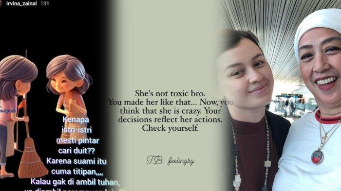 Sindiran Irvina Zainal diduga untuk Edward Akbar pasca digugat cerai Kimberly Ryder