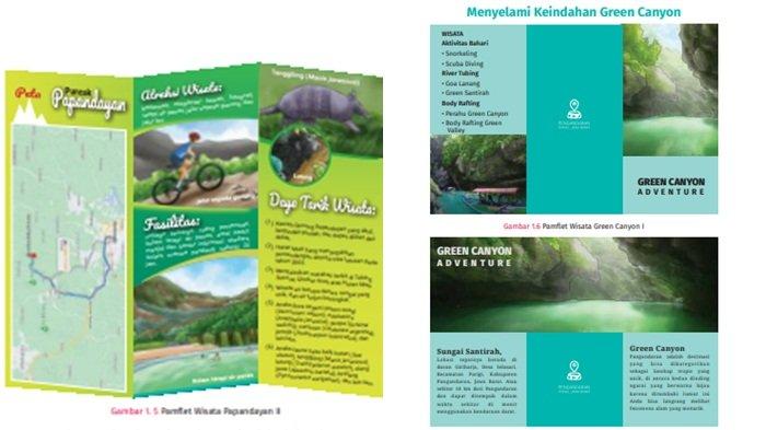 Soal Bahasa Indonesia kelas 7 SMP halaman 21-22 Kurikulum Merdeka, Perbandingan Pamflet