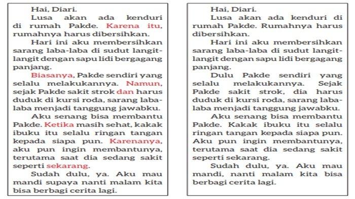 Soal Bahasa Indonesia kelas 9 SMP halaman 14 Kurikulum Merdeka
