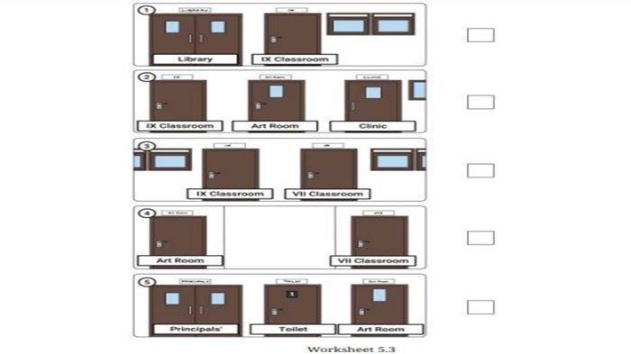 Soal Bahasa Inggris kelas 7 SMP halaman 209 Kurikulum Merdeka, Worksheet 5.3.