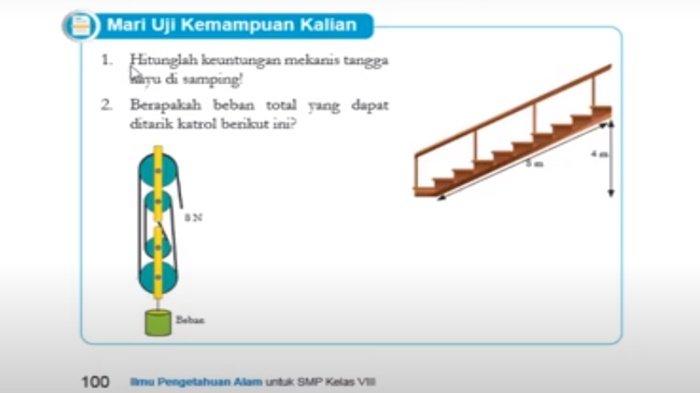 Soal IPA kelas 7 SMP halaman 100 semester 1 Kurikulum Merdeka, Mari Uji Kemampuan Kalian.