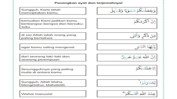 Soal PAI kelas 4 SD halaman 7 semester 1 Kurikulum Merdeka