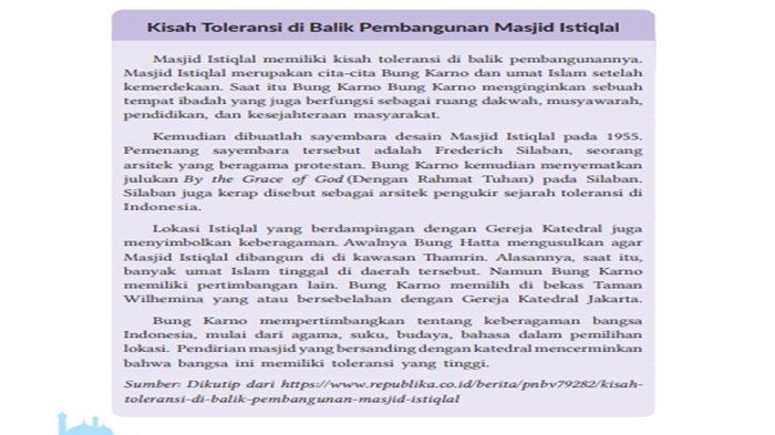 Soal PAI kelas 8 SMP halaman 210 semester 2 Kurikulum Merdeka, Aktivitas 6