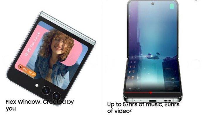 Spesifikasi HP Lipat Samsung Galaxy Z Flip 5 rilis di Indonesia, Kamis (27/7/2023).