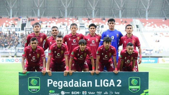 Starting IX tim Sriwijaya FC pada laga mengalahkan PSDS Deli Serdang 3-0 di Stadion Gelora Sriwijaya Jakabaring Palembang, Minggu (19/11/2023) sore.