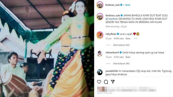 Sule kenang momen susah saat nafkahi Rizky Febian