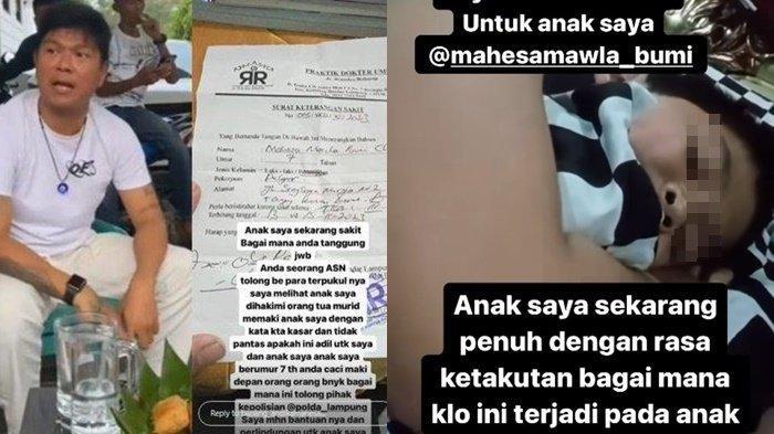 Tangis Putra bungsu Andika vokalis Kangen Band, Mahesa Mawla Bumi Chandika mengalami tindakan intimidasi dari orang tua temannya di sekolah.