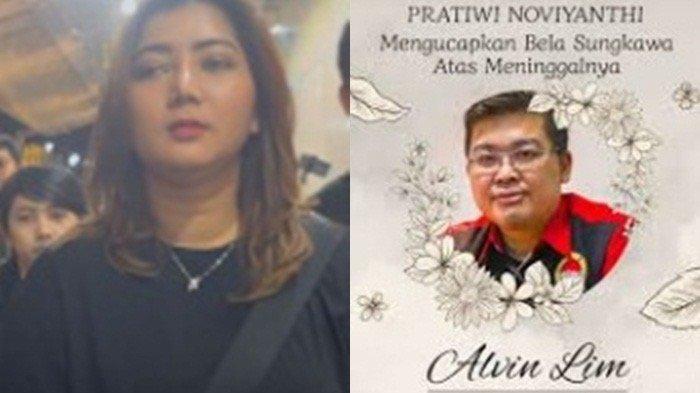 Teh Novi ke rumah duka Alvin Lim(kiri), Teh Novi Sudah Maafkan di Depan Jenazah Alvin Lim, Minta Jangan Hujat Keluarga
