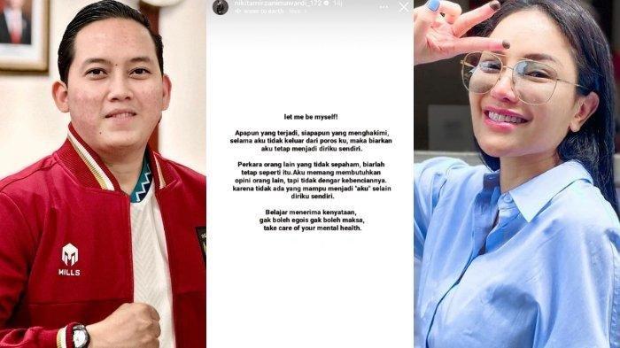 Teka-teki hubungan Nikita Mirzani dan Rizky Irmansyah yang dikabarkan kandas