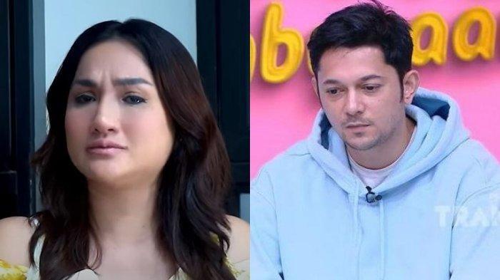 (Kanan) Tengku Dewi Kuak Perasaan Berpisah dari (kiri) Andrew Andika