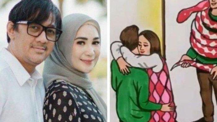Terjawab Alasan Andre Taulany Posting Gambar Pria Dipeluk Ular, Suami Erin Ungkap Makna Sebenarnya