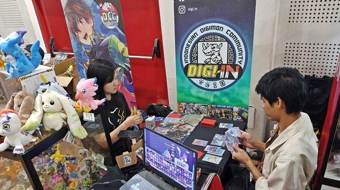 Tutorial Digimon Card Game di event Battle of The Toys 2024 yang digelar pada 7-8 September 2024 di Balai Prajurit Expo (ex Balai Kartini), Jakarta Selatan.