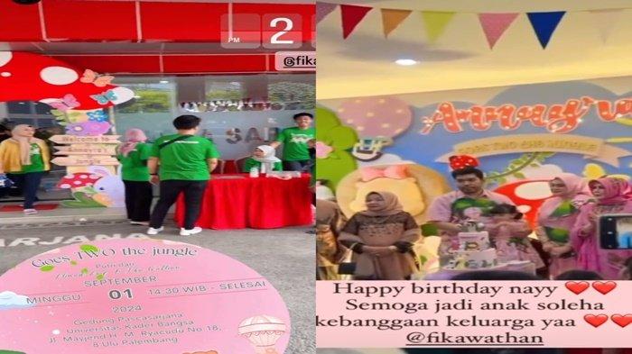 Di tengah polemik penurunan status dari aktif menjadi pembinaan, Rektor Universitas Kader Bangsa (UKB) Fika Minata Wathan justru malah menggelar pesta perayaan ulang tahun anaknya yang ke 2 tahun, Minggu (1/9/2024)