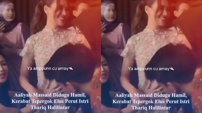Video Aaliyah Massaid Diduga Hamil, Kerabat Tepergok Elus Perut Istri Thariq Halilintar