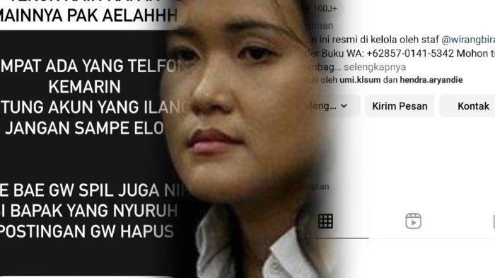 Wirang Birawa membongkar inisial yang ingin membungkamnya