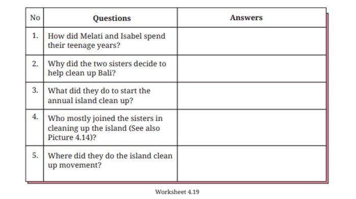 Worksheet 4.19