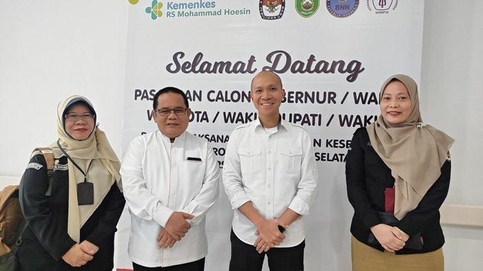 Pasangan bakal calon Walikota dan Wakil Walikota Palembang, Yudha Pratomo Mahyuddin dan Baharudin, atau yang lebih dikenal dengan sebutan Yudha-Bahar, sudah melakukan tes kesehatan di RSMH Palembang, Rabu (28/8/2024).