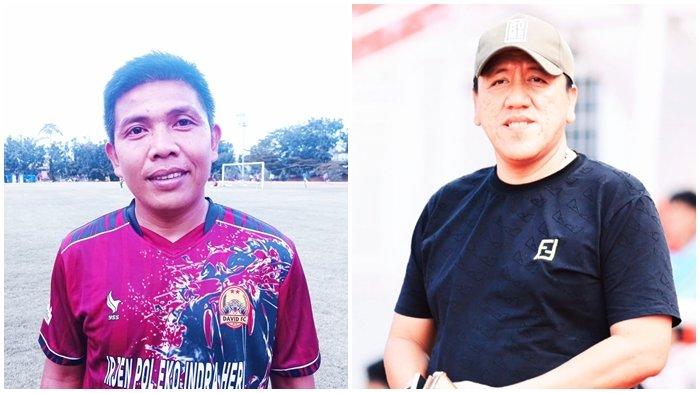 ALI DAN DAVID - Kepala Pembina EPA Sriwijaya FC U20 Mohammad David didampingi Asisten Pelatih M Ali Romadhon mengungkapkan alasan belum melakukan pengurang dari 30 pemain yang ada saat ini.